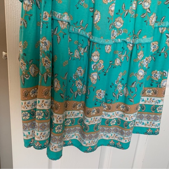 Zesica Aqua Sundress or Maxi skirt - Picture 5 of 5